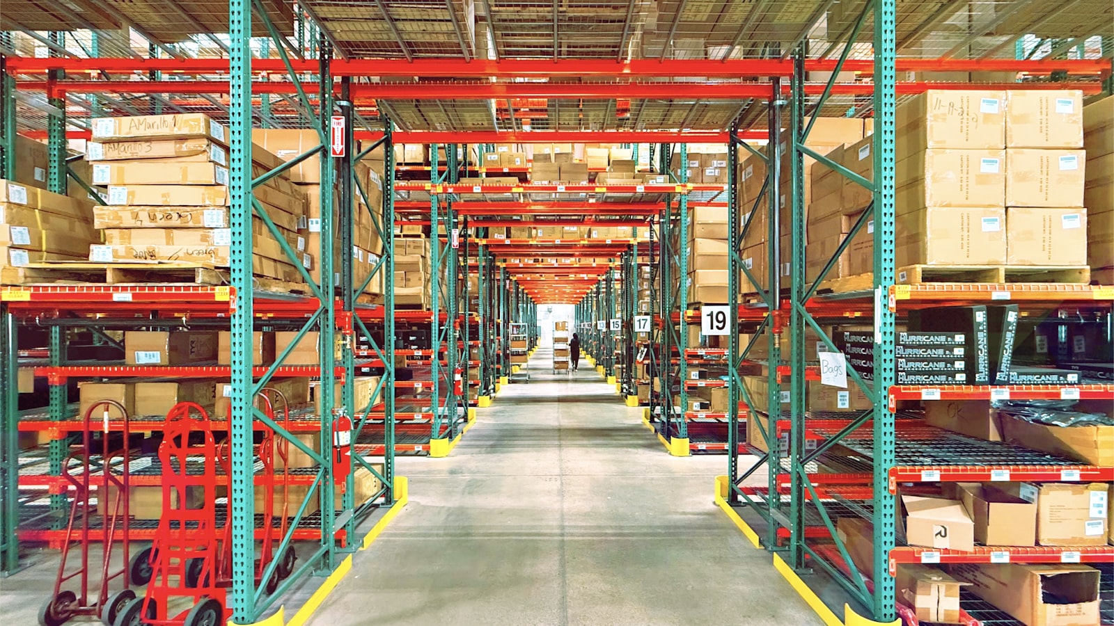 Almacen e inventario listos para despacho